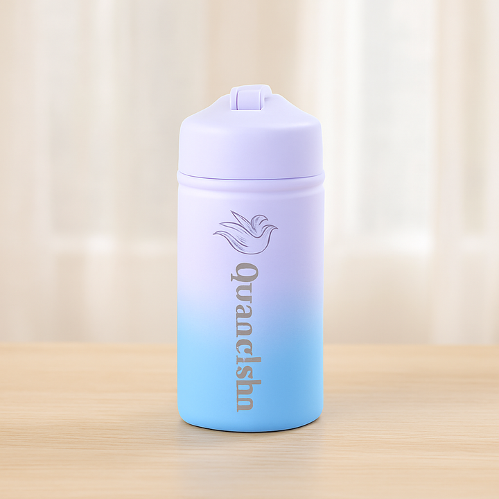 Personalized Name 12OZ Water Bottles Custom Name Tumbler First Day at School Gifts for Boys Girls