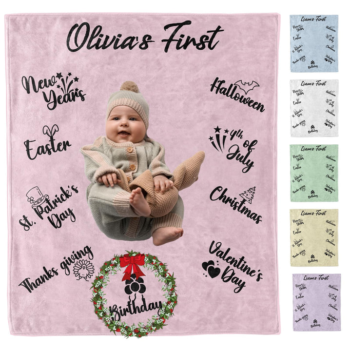 Custom Toddler Name Blanket Gift