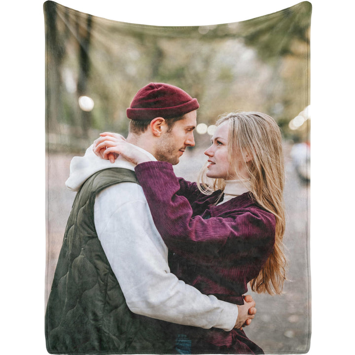 Custom Blanket with １ Picture Texts HD-Printing