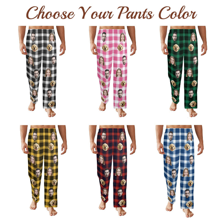 Custom Face Pajama Pants Men Women