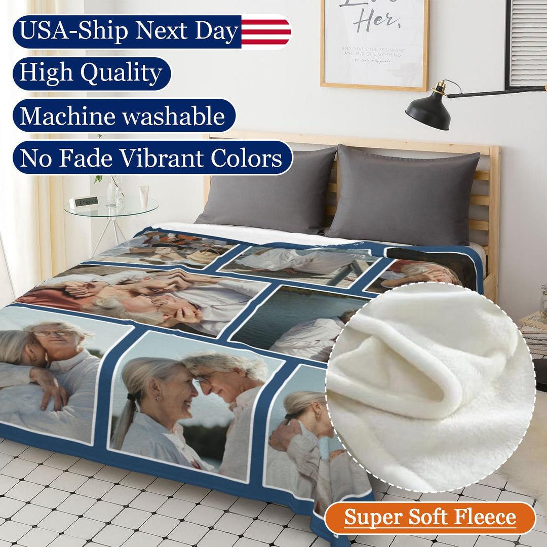 Custom Photo Blanket Gifts
