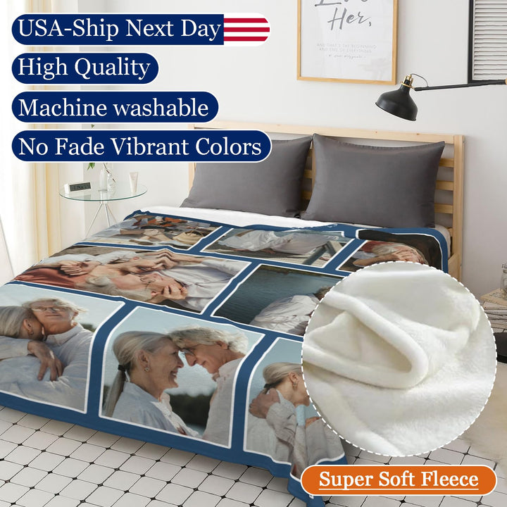 Custom Photo Blanket Gifts
