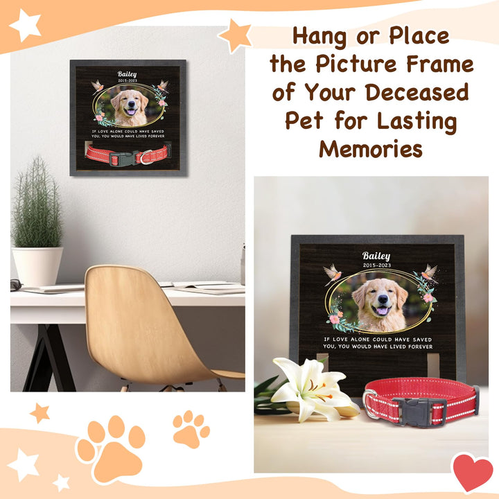 Memorial Gifts Picture Frame for Loss of Dog