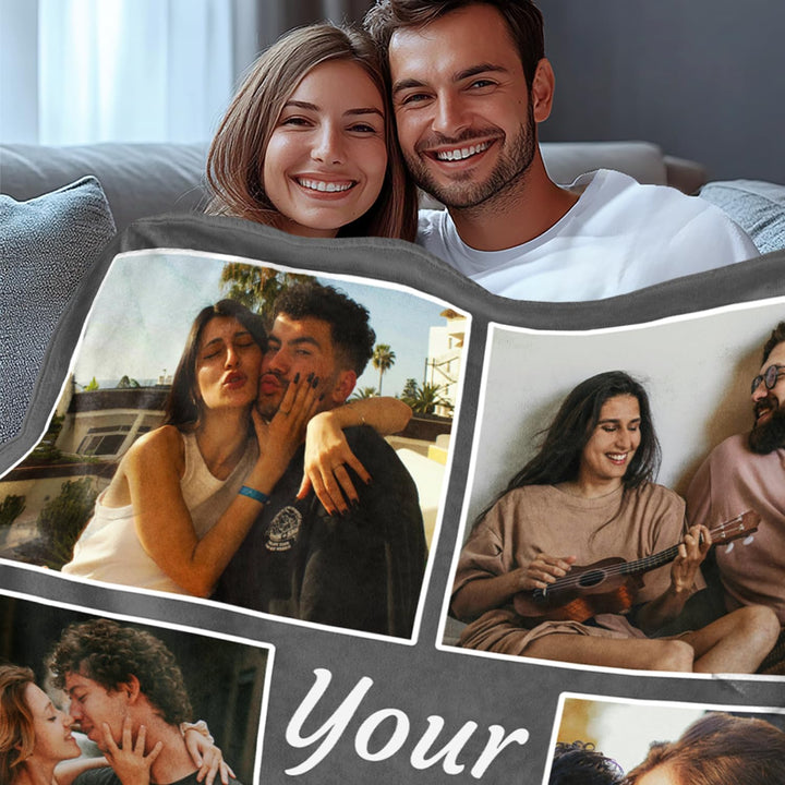 Custom Blanket with Picture Customized Photo Blankets