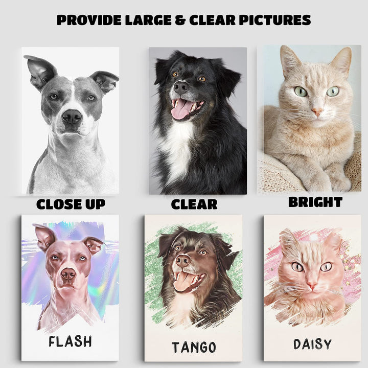 Custom Pet Portrait from Photo