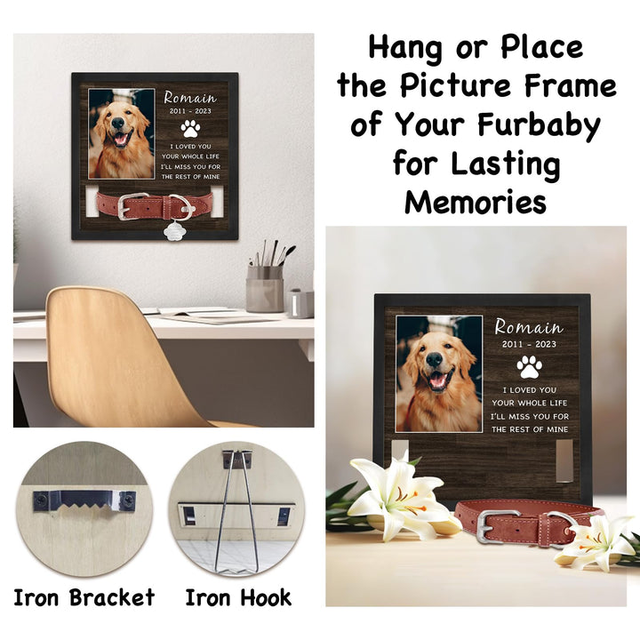 Memorial Gifts Picture Frame for Loss of Dog