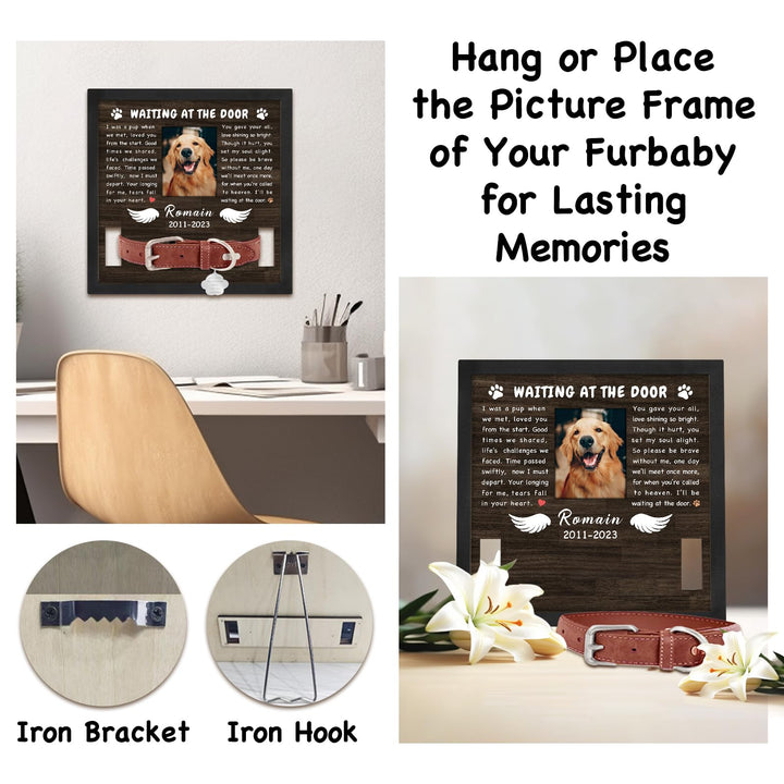 Memorial Gifts Picture Frame for Loss of Dog