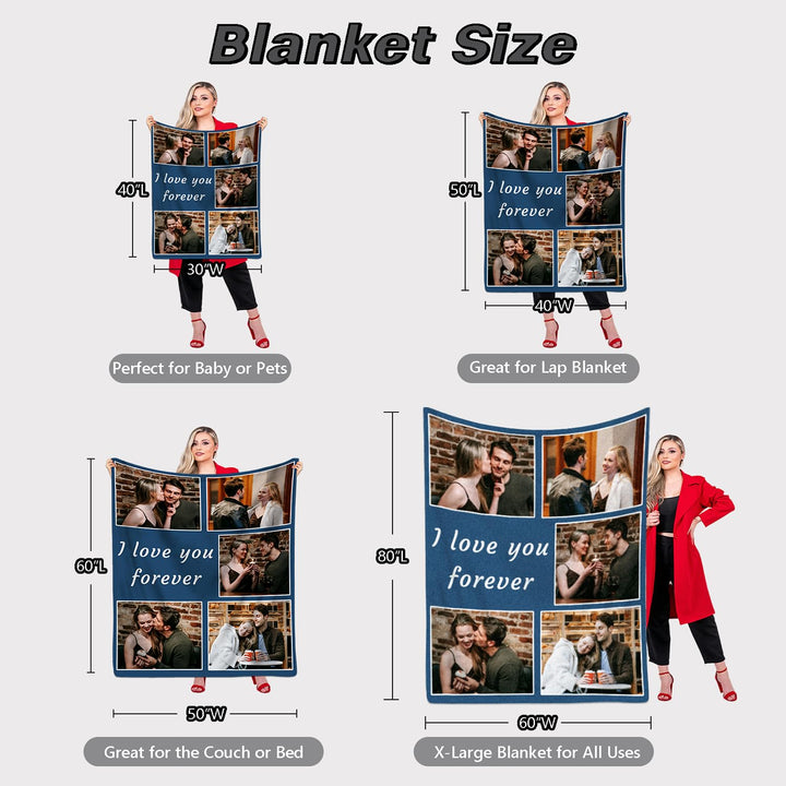 Custom Photo Blanket Gifts