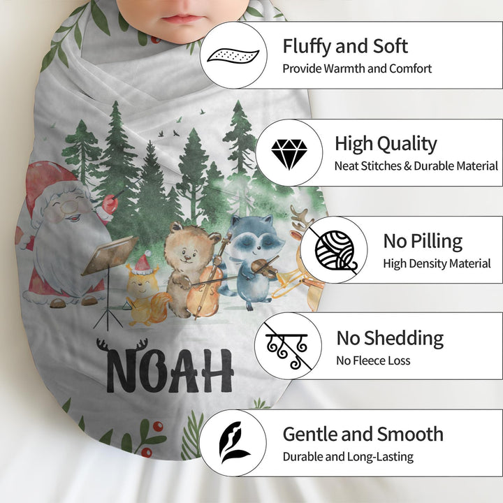 Newborn Soft Flannel Blankets Kids