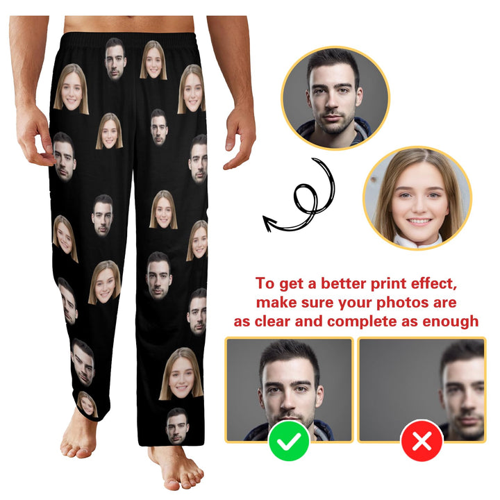 Custom Face Pajama Pants Men Women