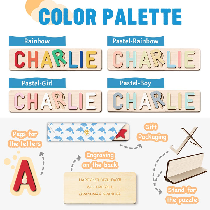 Name Puzzle for Kids Personalized