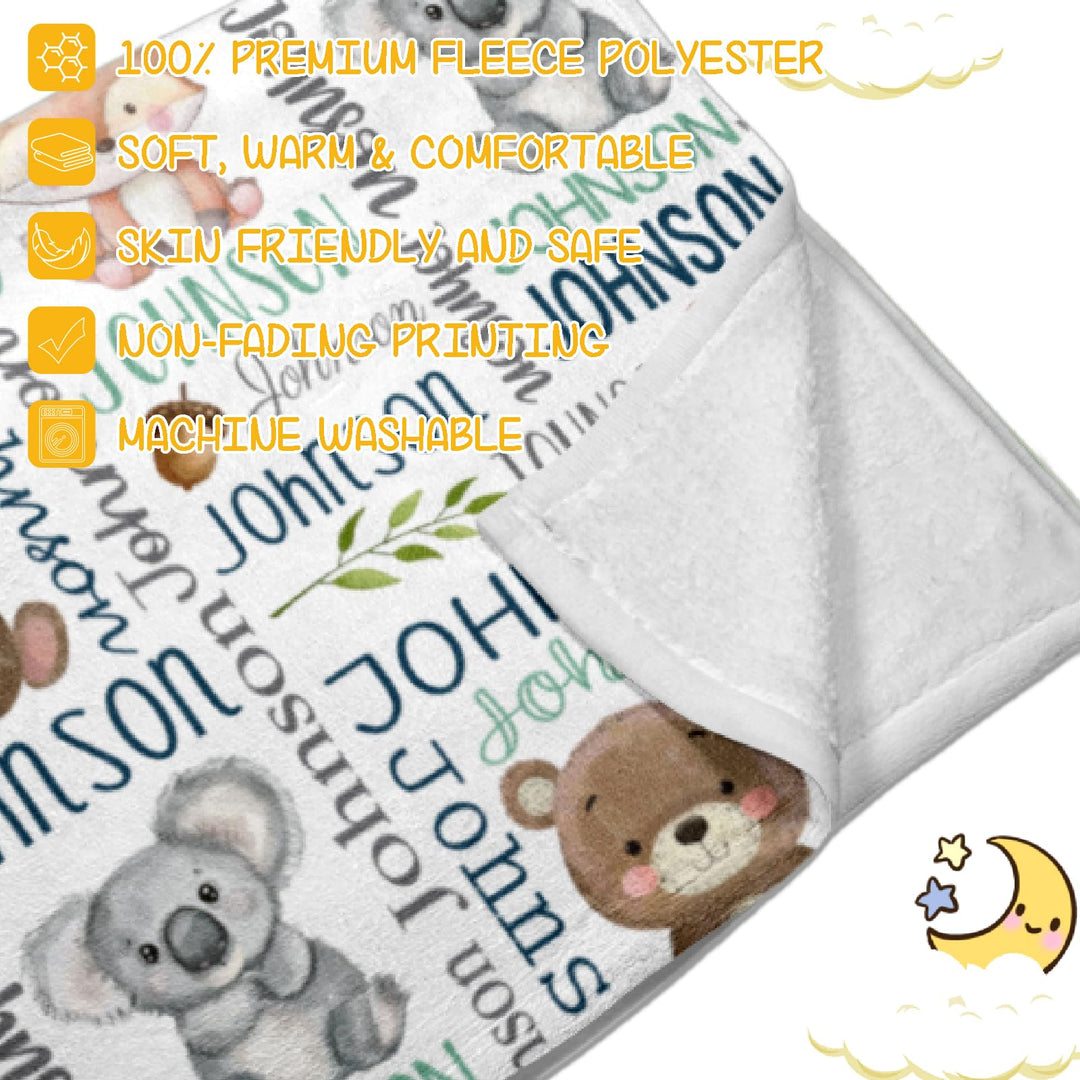 Custom Baby Blankets with Name