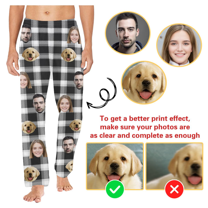 Custom Face Pajama Pants Men Women