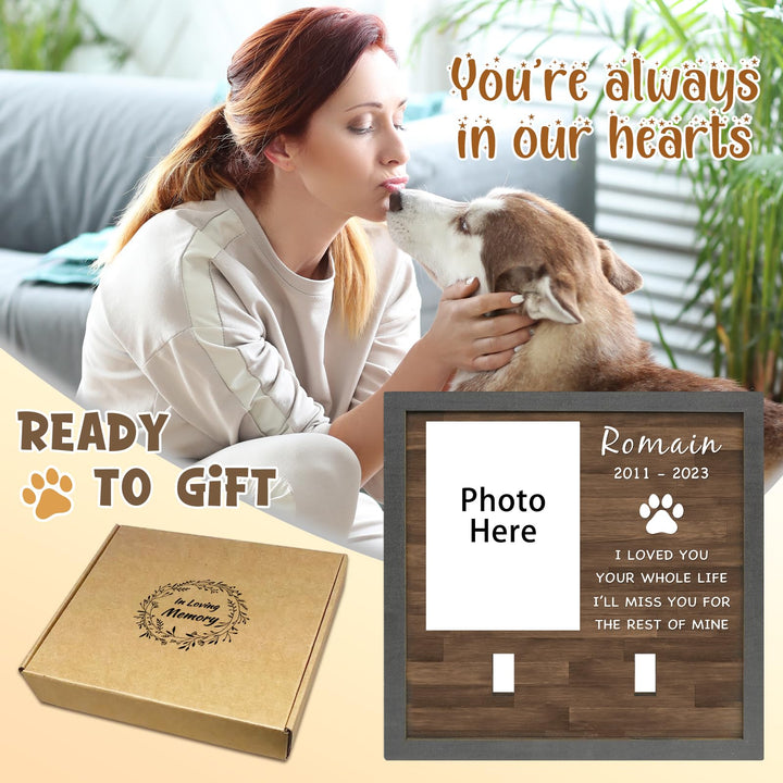 Memorial Gifts Picture Frame for Loss of Dog