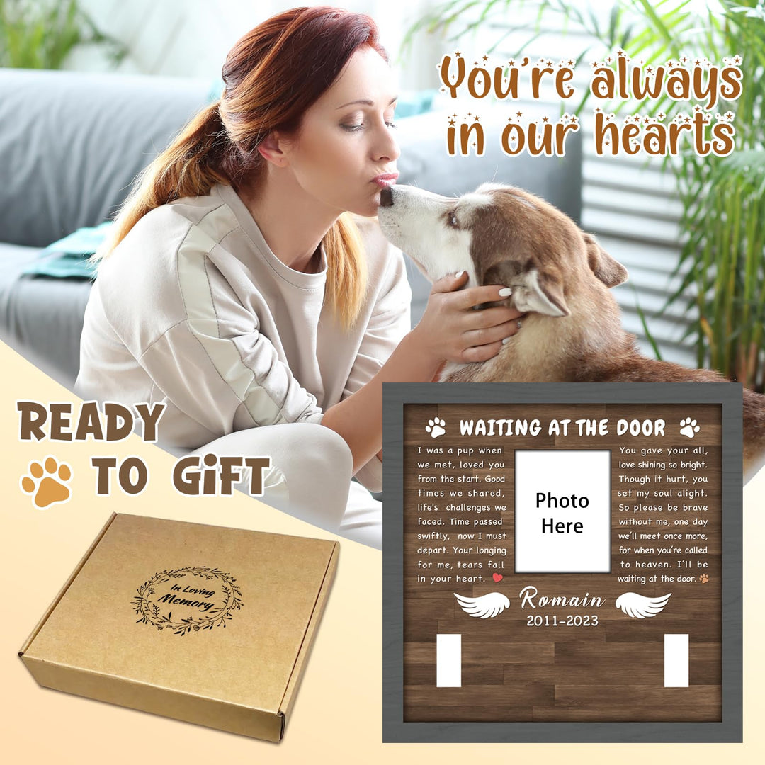 Memorial Gifts Picture Frame for Loss of Dog